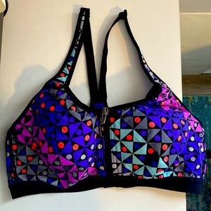 Purple multi colored Victorias Secret Sports Bra